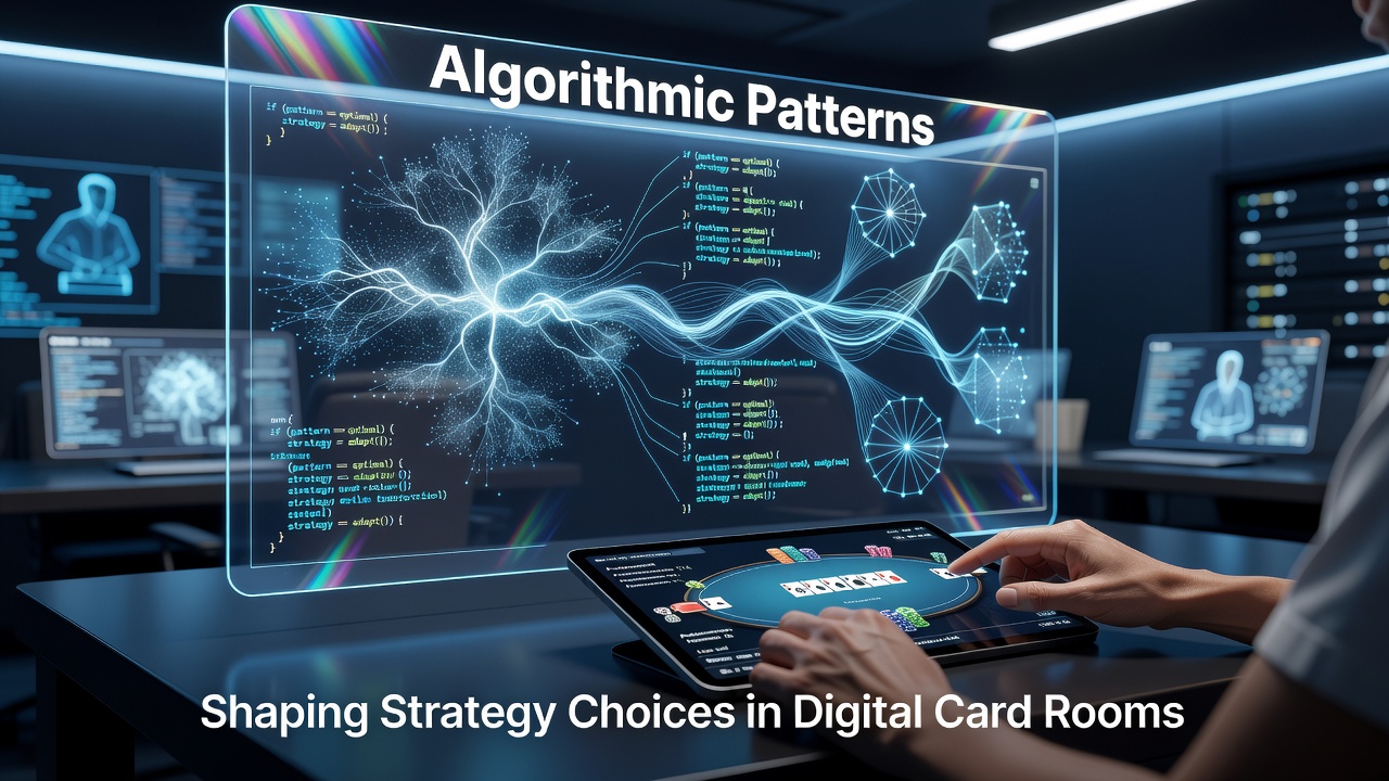 Algorithmic Patterns Shaping Strategy Choices in Digital Card Rooms